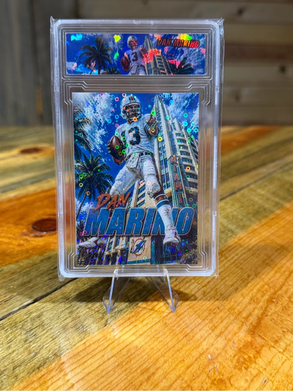 Dan Marino Miami Dolphins Custom Football Slab